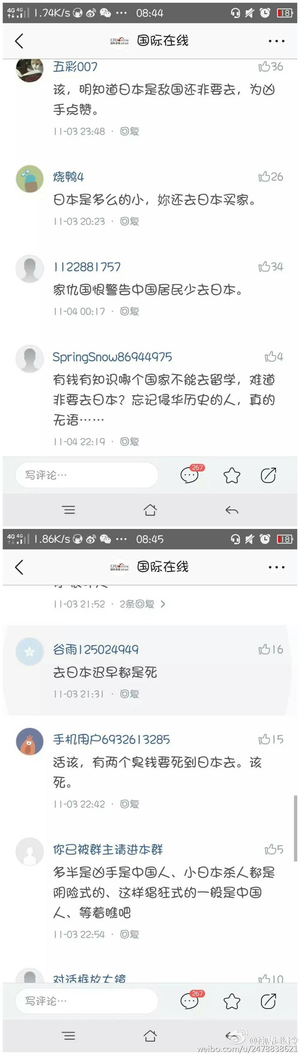 女孩被砍死，“愛國者”的表現